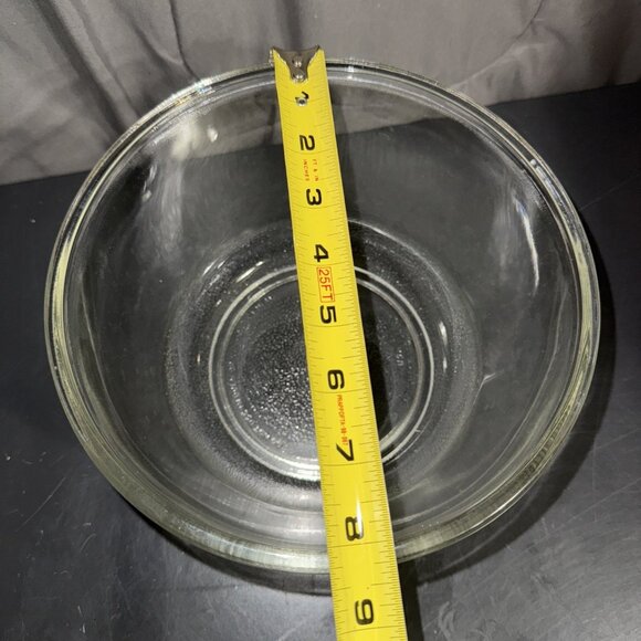 Glass Mixing Bowl 8.5” Kitchen Center Replacement Part Made In USA - Picture 2 of 10